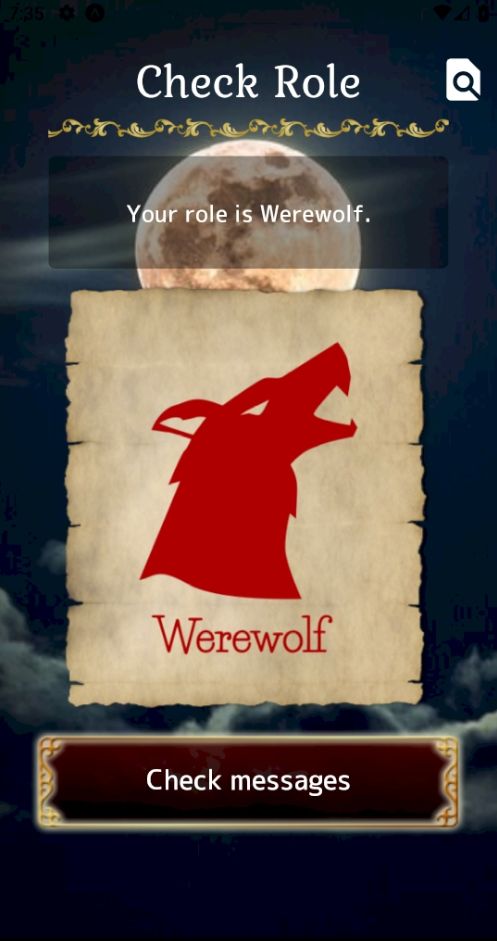 Werewolf -In a Cloudy Village- ภาพหน้าจอเกม