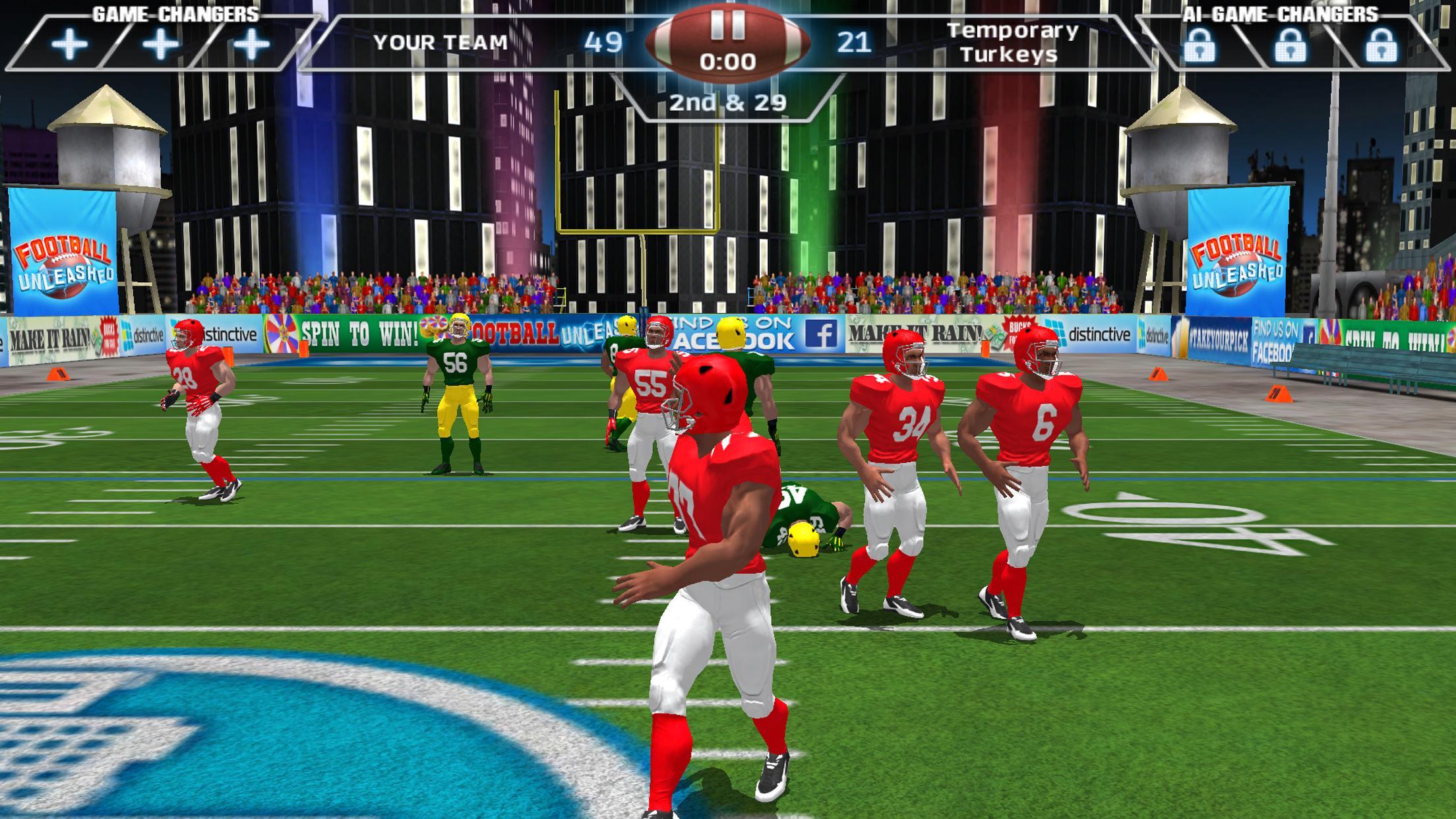 Football Jamaal Charles 게임 스크린샷