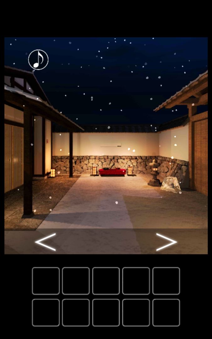 Screenshot of 脱出ゲーム 桜舞う宿