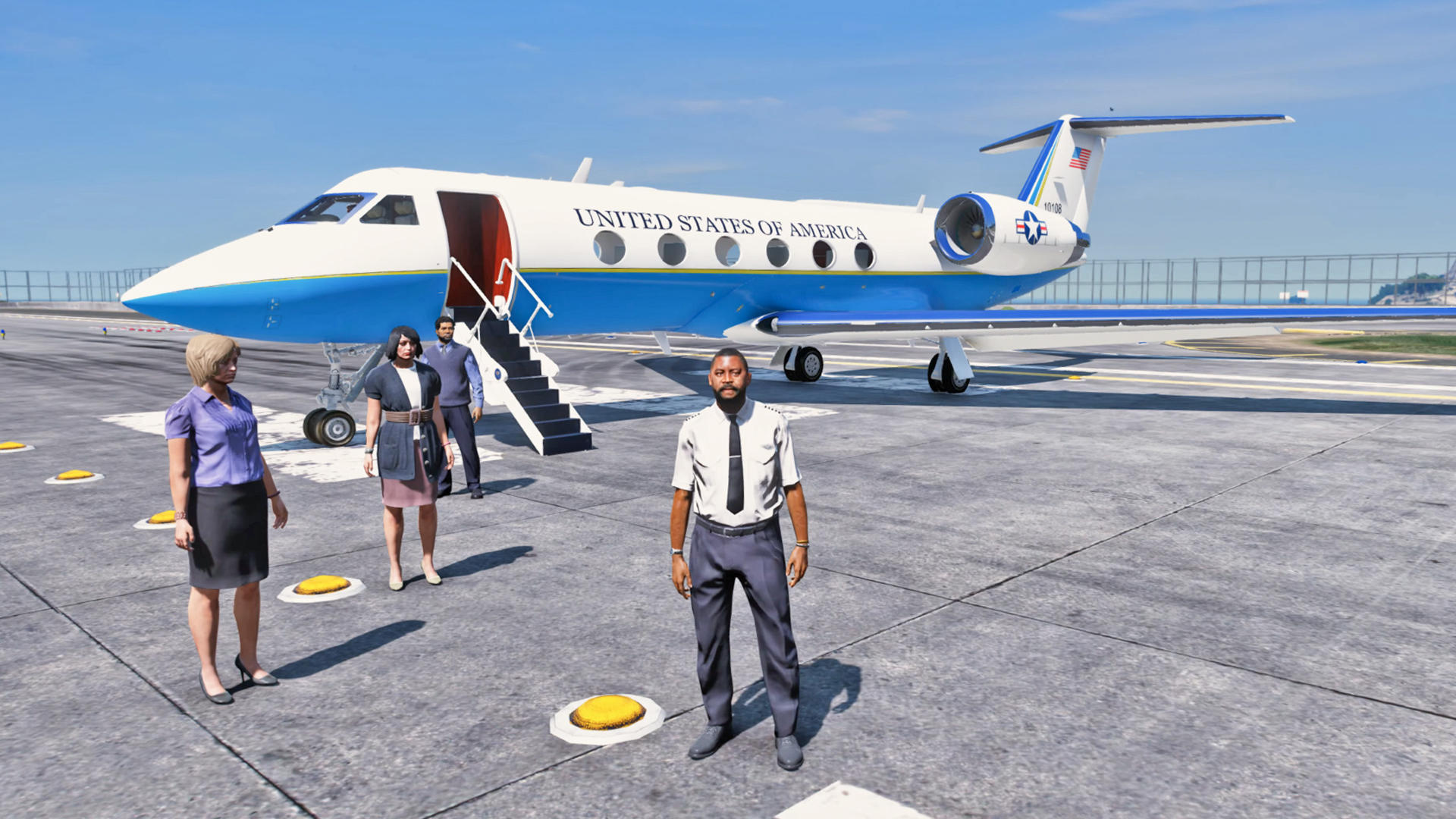 Captura de Tela do Jogo Jogos de voo de avião 2024