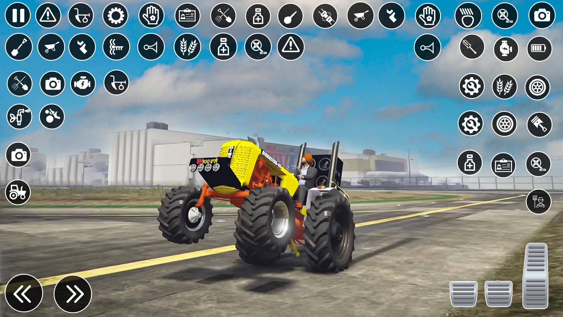 Screenshot 2 of Indian Tractor Farming Game 3D 