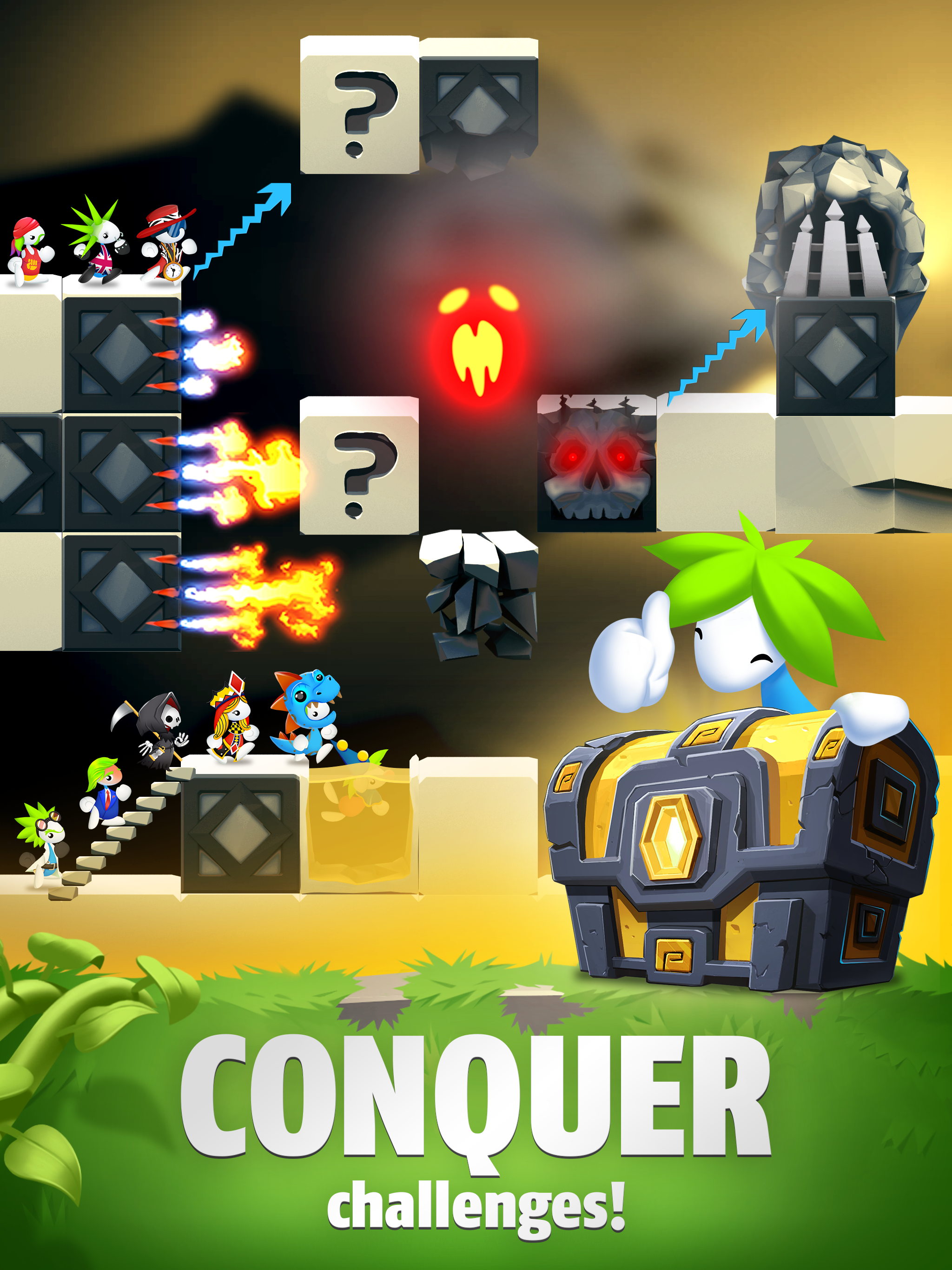 Lemmings: Puzzle Survival Game Screenshot