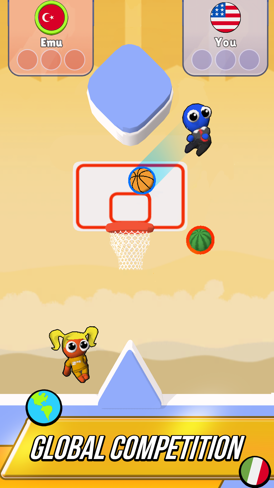 Basket Battle Game Screenshot