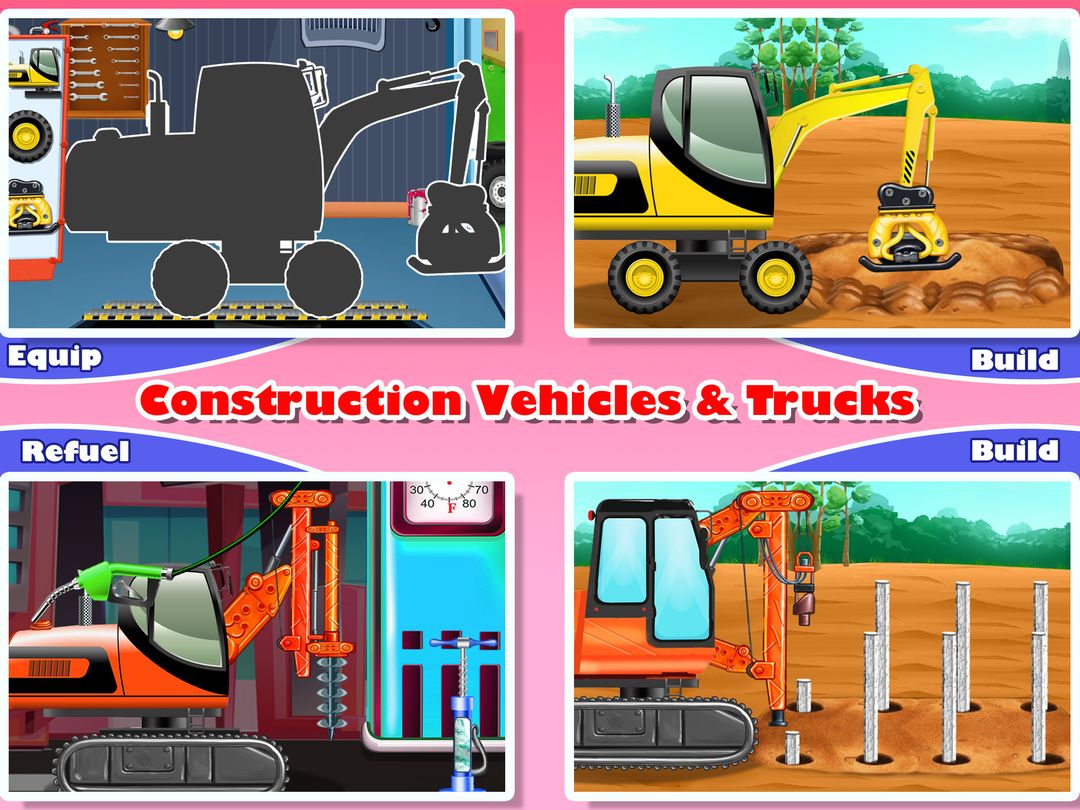 Screenshot of Construction Vehicles & Trucks