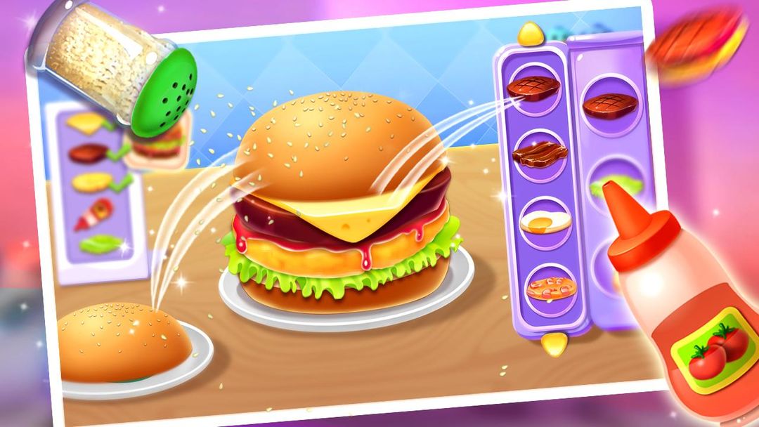 Burger Shop - Kids Cooking遊戲截圖