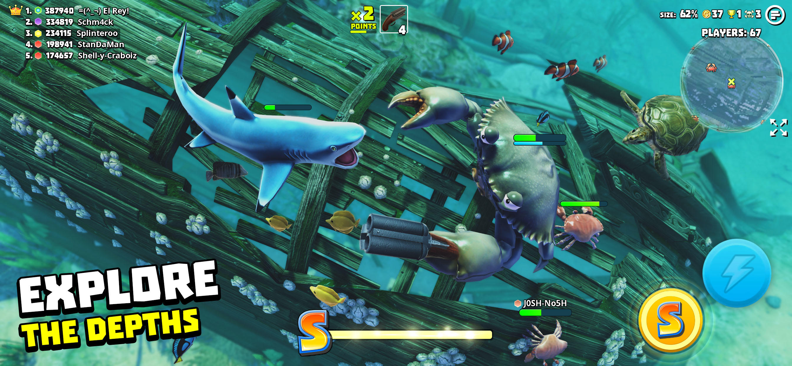 King of Crabs Game Screenshot