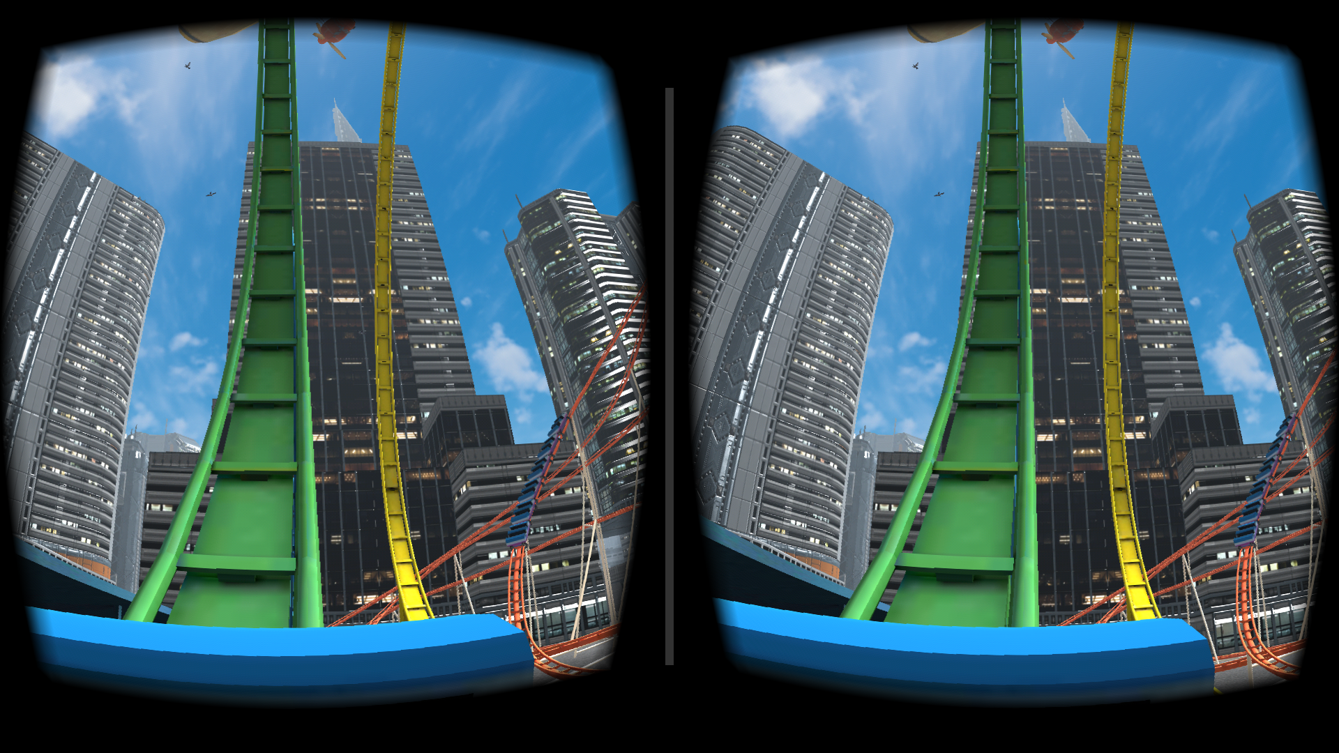VR Roller Coaster Game Screenshot