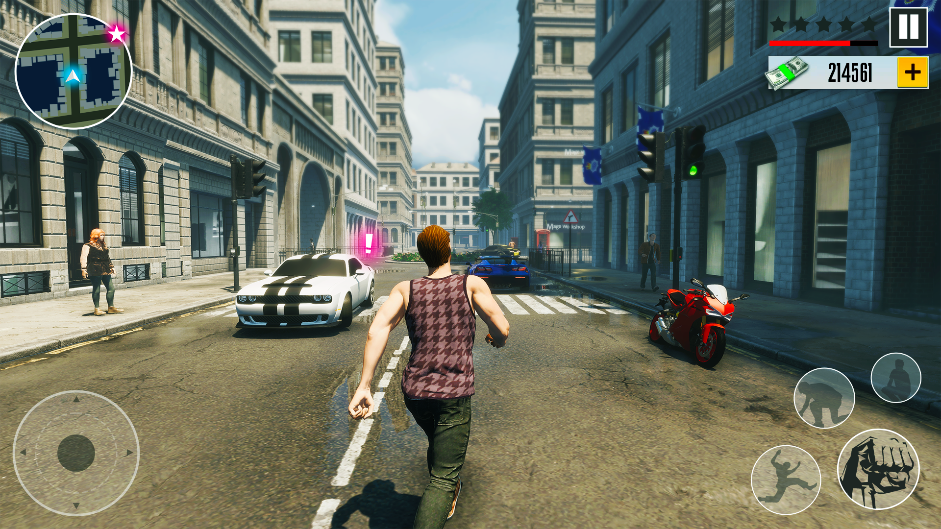 Screenshot 1 of Grand Gangster 3D-Diebstahl-Spiele 3.9