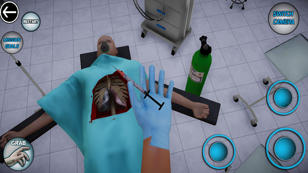 Screenshot of Hands 'N Surgery Simulator