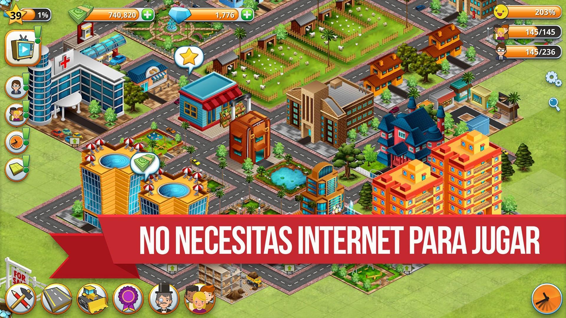Captura de Pantalla del Juego Ciudad Aldea - Sim de la Isla