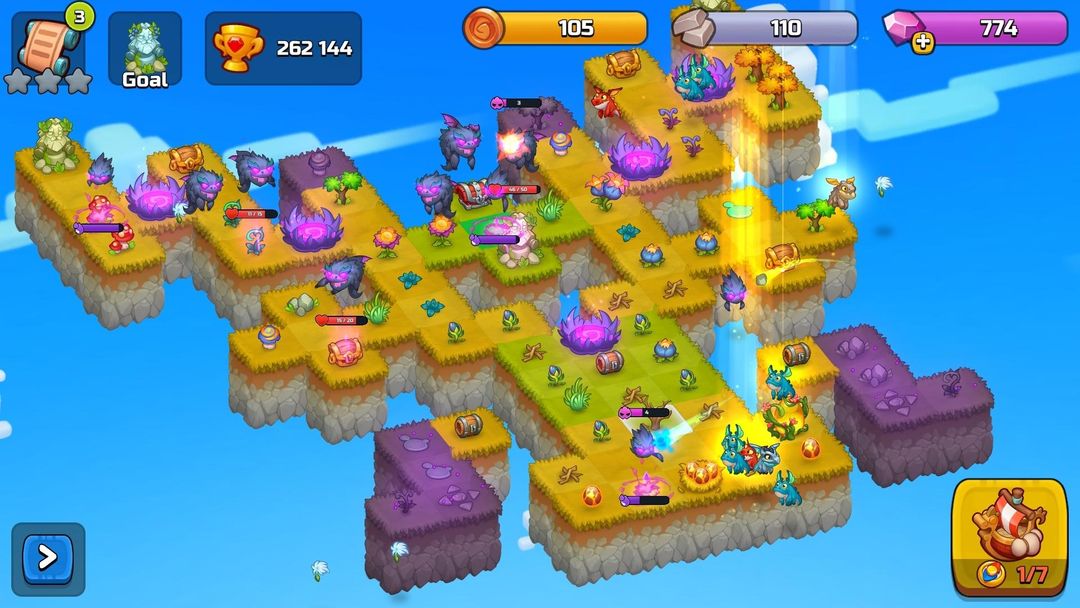 Screenshot of World Above: Merge games Puzzle Dragon