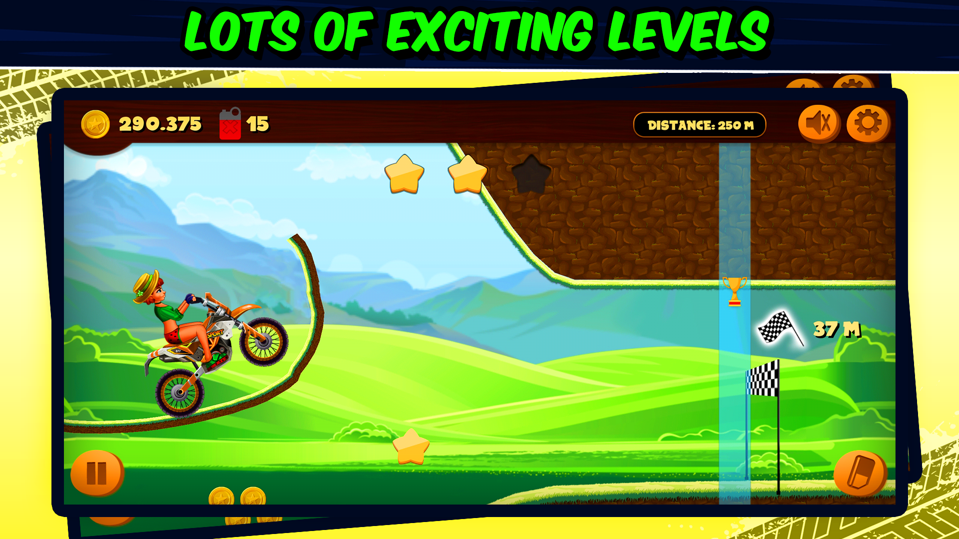 Road Draw 2: Moto Race Game Screenshot