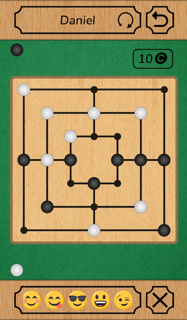 Mills | Nine Men's Morris - Free board game online 遊戲截圖
