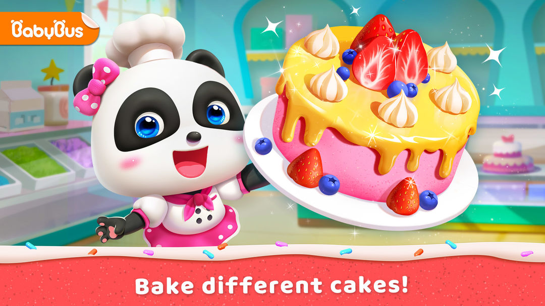 Little Panda's Cake Shop screenshot game