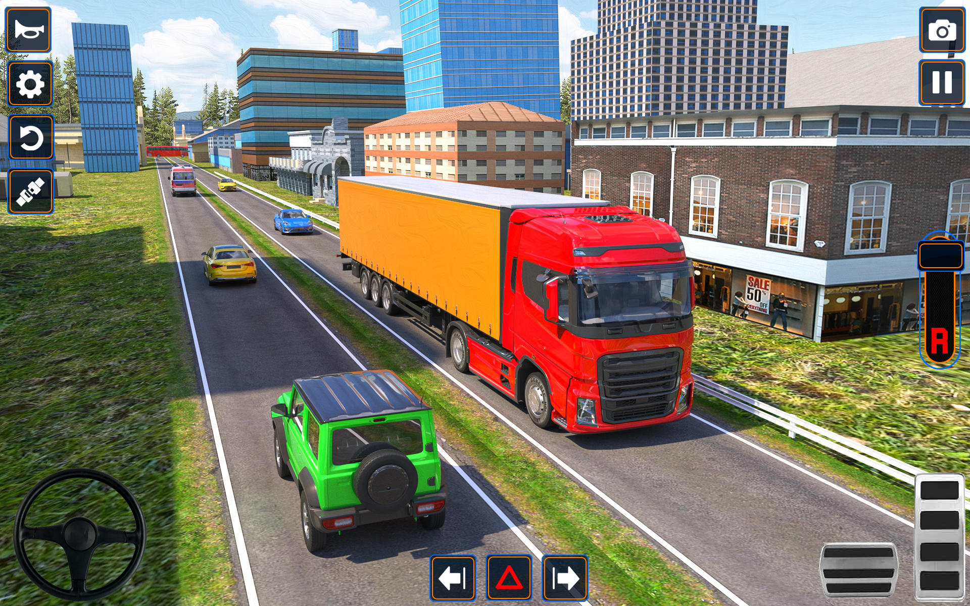 Captura de Tela do Jogo US Truck Simulator Cargo Games