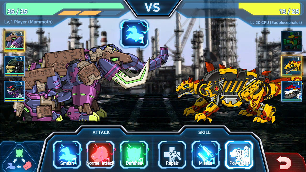 Dino Robot Battle Field: War Game Screenshot