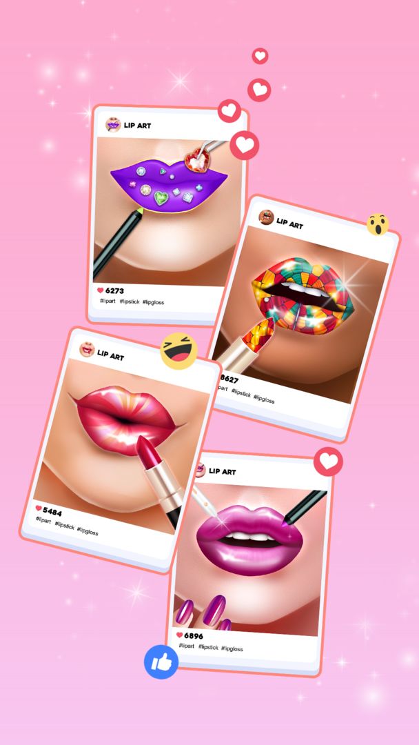 Lip Art DIY: Perfect Lipstick遊戲截圖