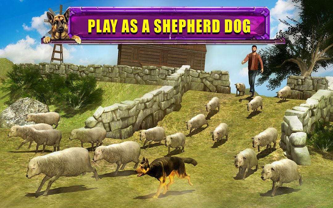 Shepherd Dog Simulator 3D screenshot game