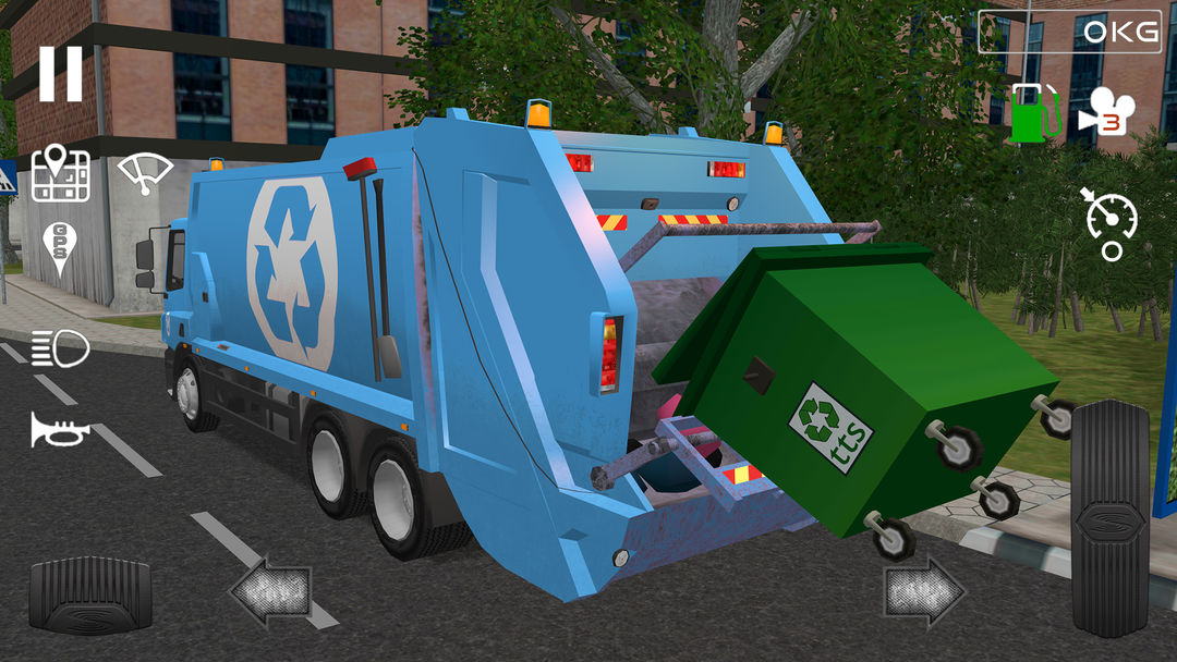 Trash Truck Simulator ภาพหน้าจอเกม