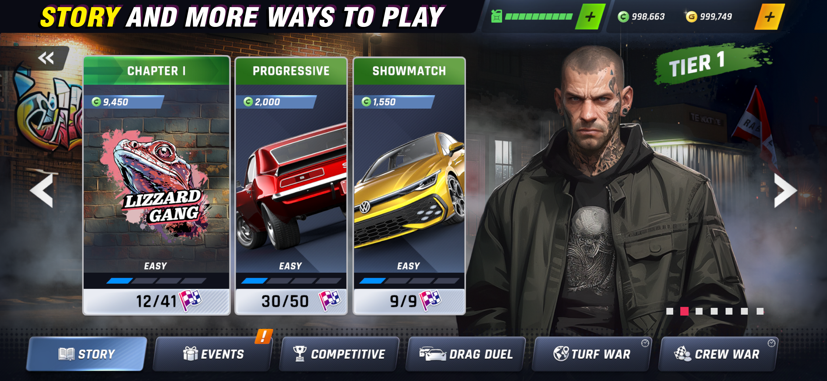 Racing Kingdom Car Drag Race Game Screenshot