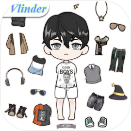 Vlinder Boy: 인형 패션 드레스업 게임 만들기