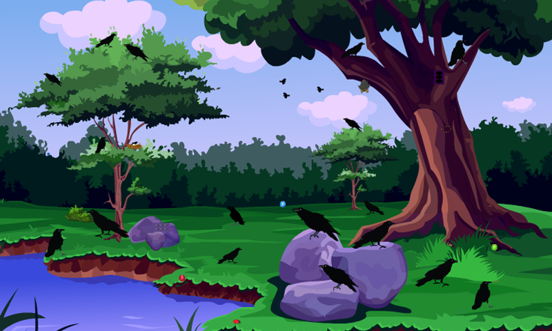 Escape From Crow Forest Game Screenshot