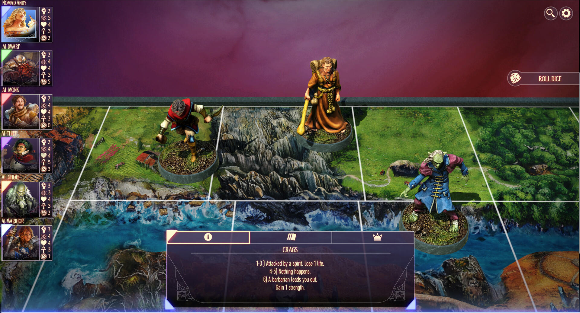 Screenshot of Talisman: Digital 5th Edition
