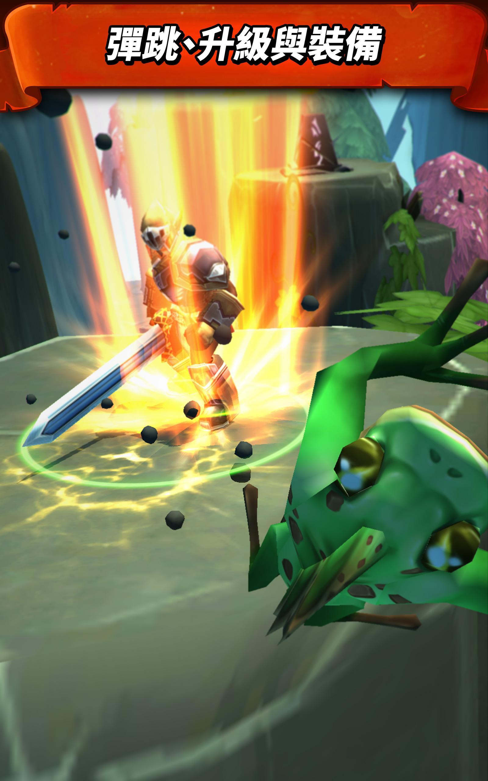 Jump Warrior: Nonstop RPG 遊戲截圖