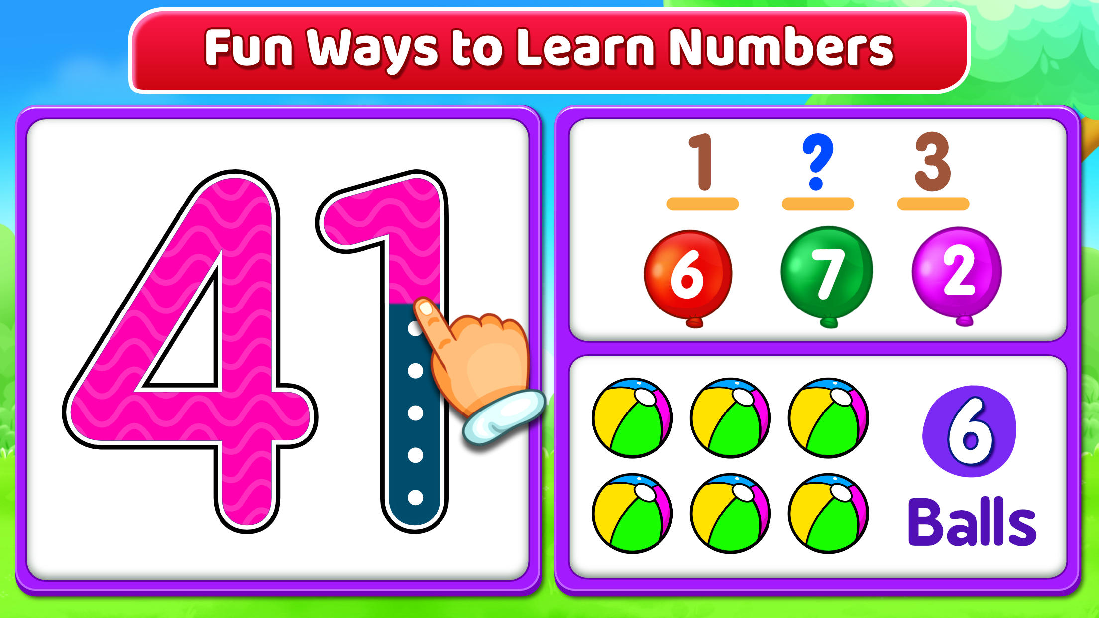 123 Numbers - Count & Tracing ภาพหน้าจอเกม