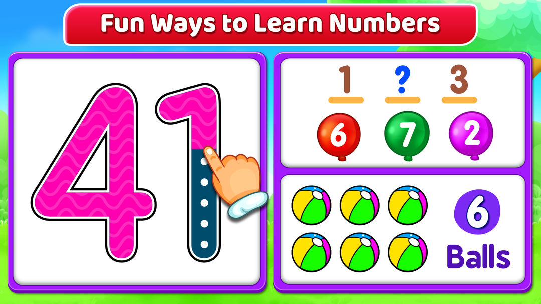 Screenshot of 123 Numbers - Count & Tracing