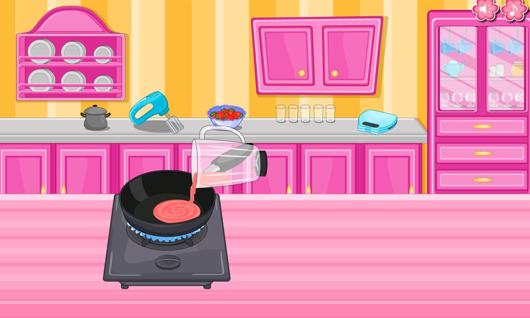 Strawberry Ice Cream Sandwich screenshot game