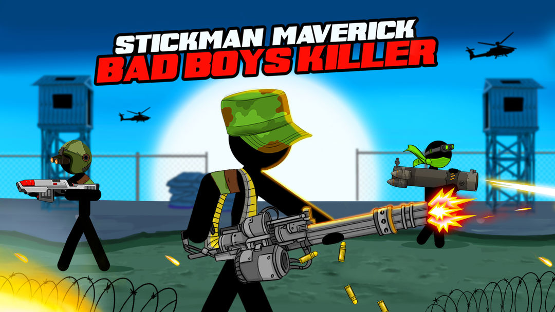 Stickman maverick : bad boys遊戲截圖