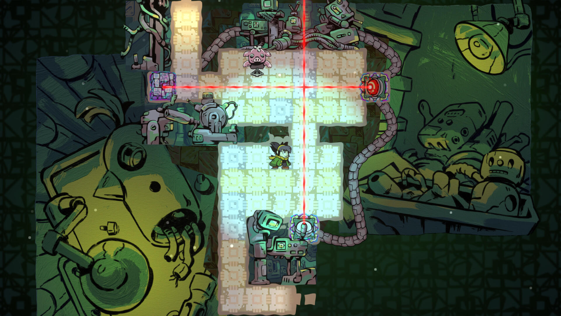 Arranger: A Role-Puzzling Adventure Game Screenshot