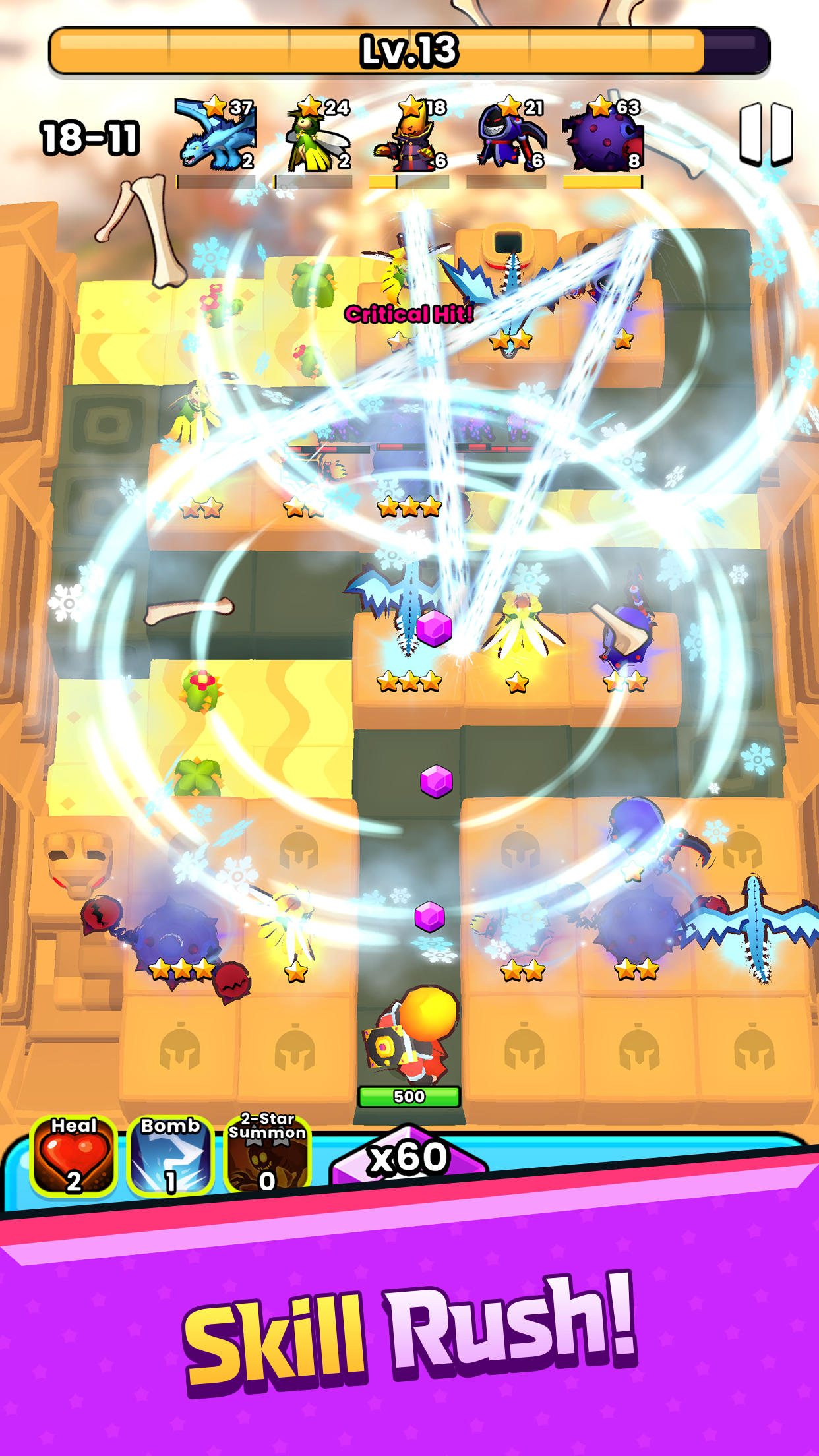 Monstars Evolution Defense TD Game Screenshot