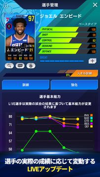 NBA NOW 22 ゲームのスクリーンショット