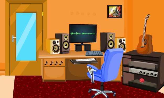 Audio Studio Escape 게임 스크린샷