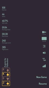 Cuplikan Layar Game TriPeakz