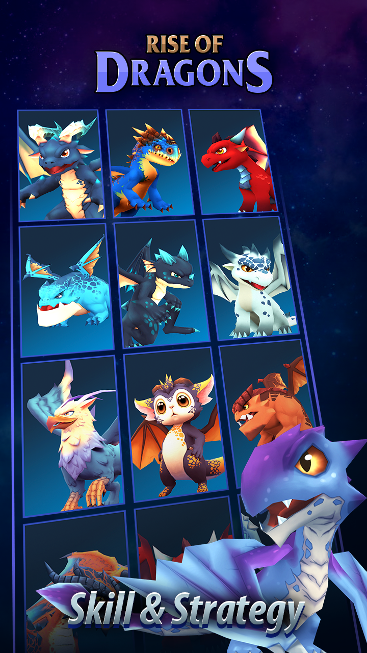 Rise of Dragons - Merge and Evolve Game Screenshot