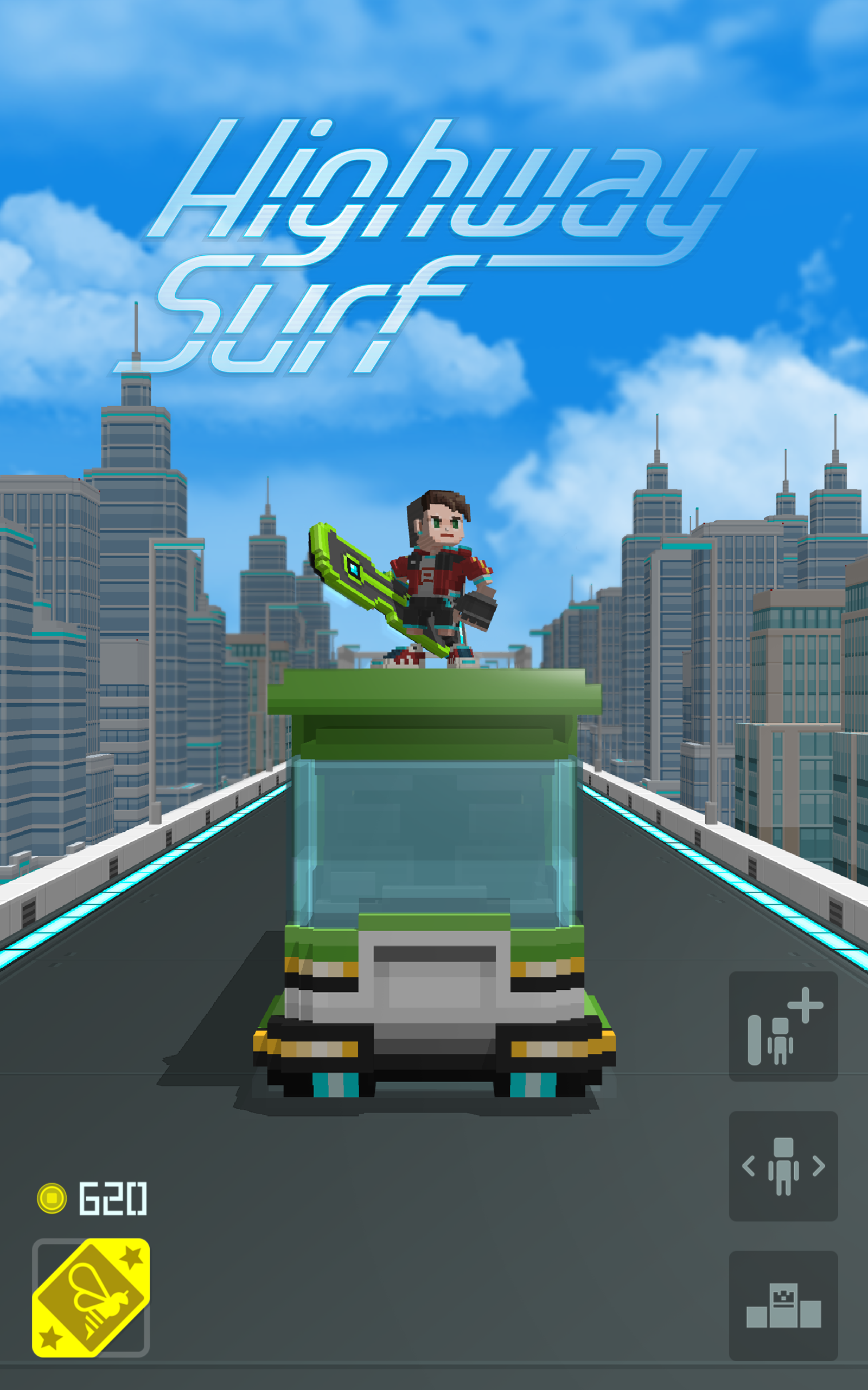 Highway Surf screenshot game