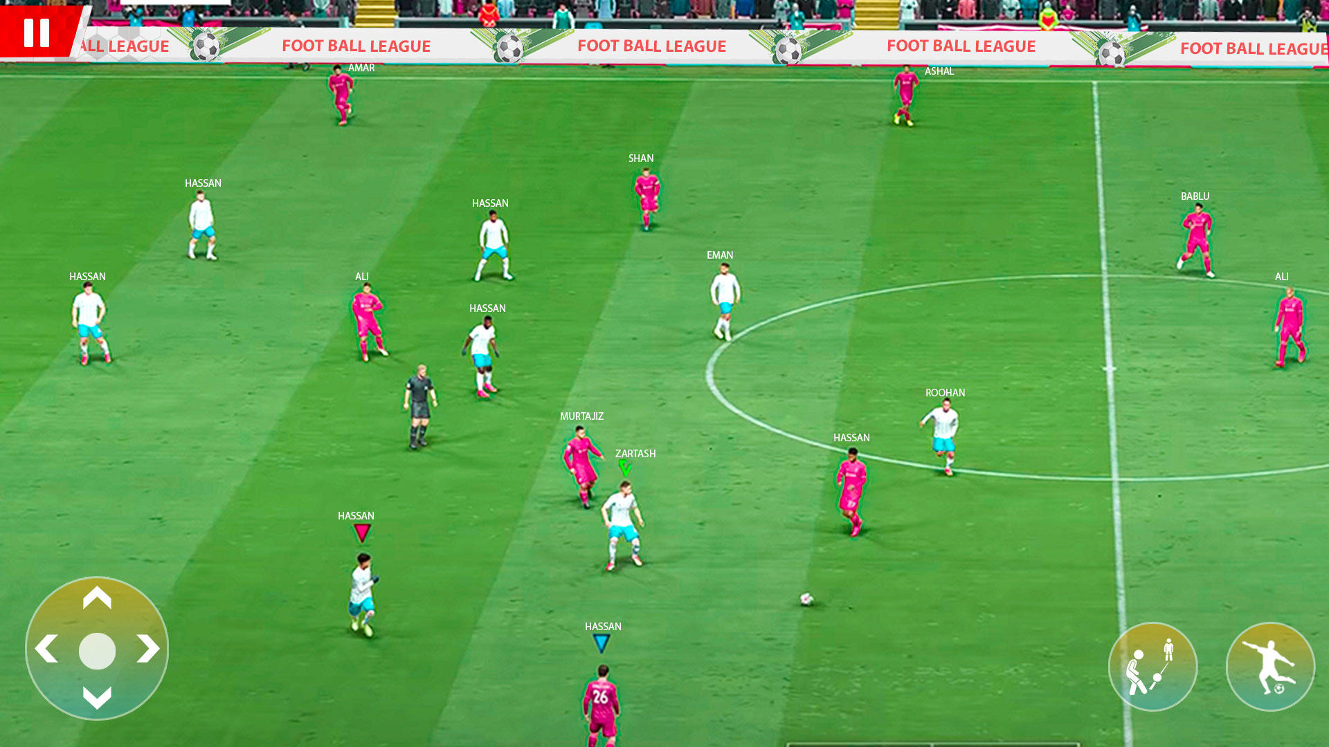 Screenshot of World Football Soccer Match