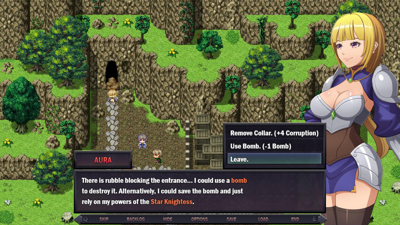 Star Knightess Aura screenshot game