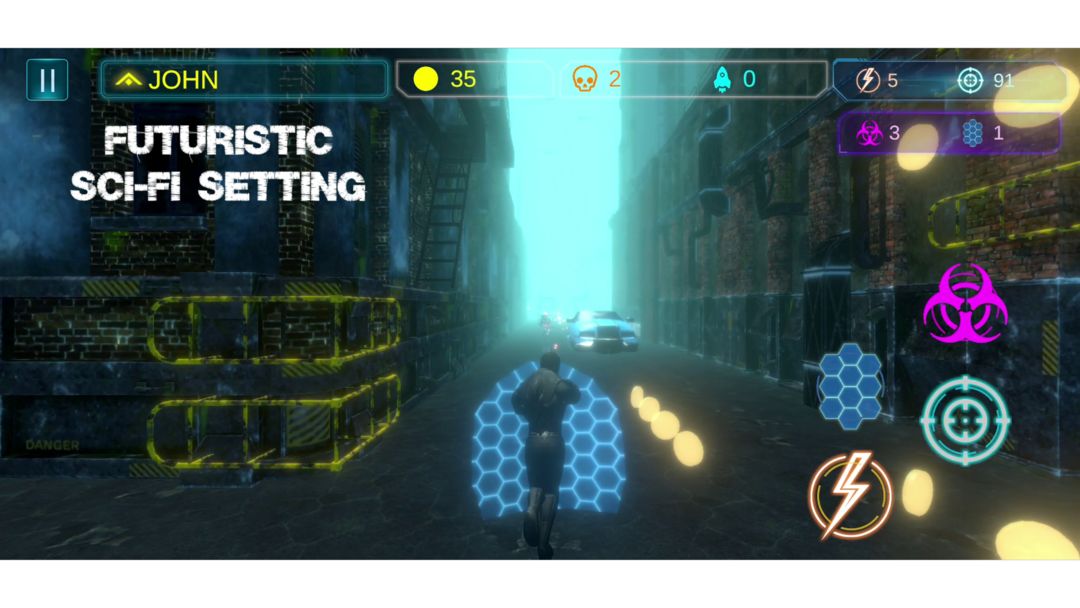 Cyberpunk Runner® screenshot game