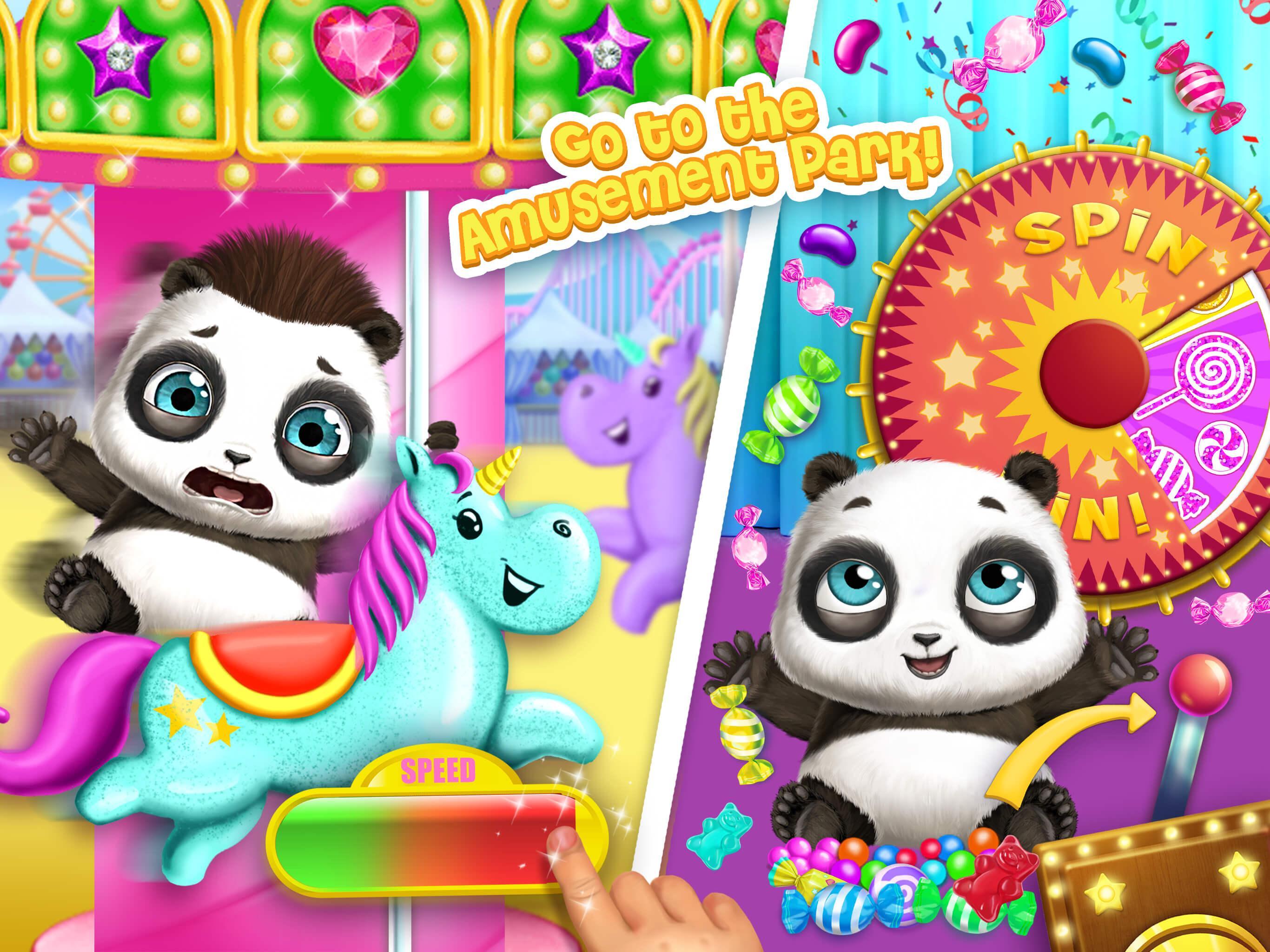 Panda Lu Baby Bear City Game Screenshot