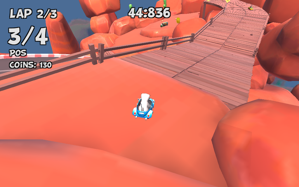 Crazy Cat Rush Racing Game Screenshot
