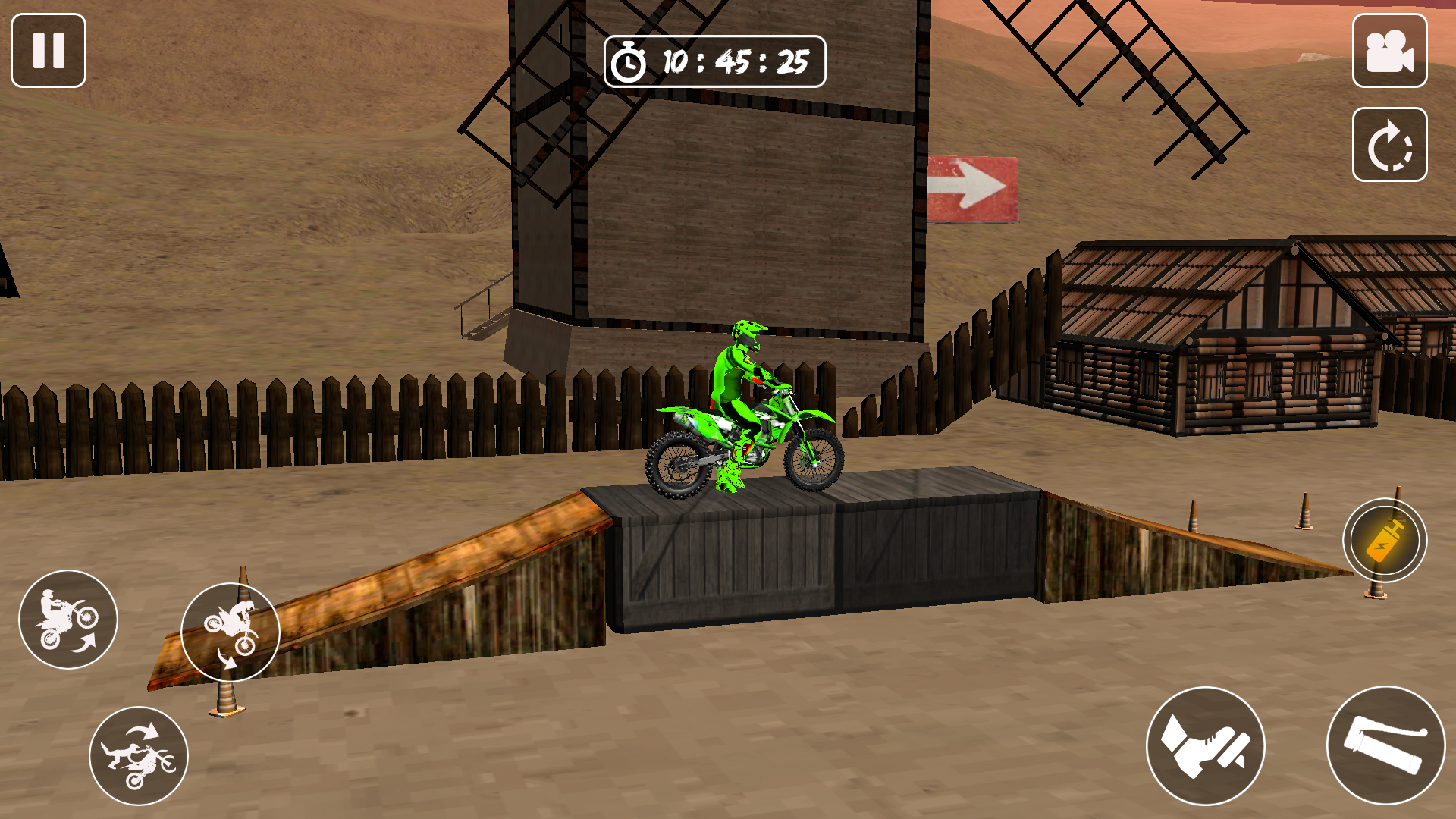 Motocross Bike Stunt Bike Game Game Screenshot
