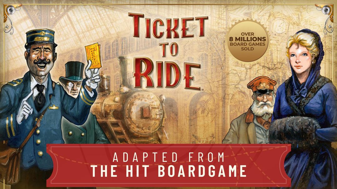 Screenshot of Ticket to Ride Classic Edition