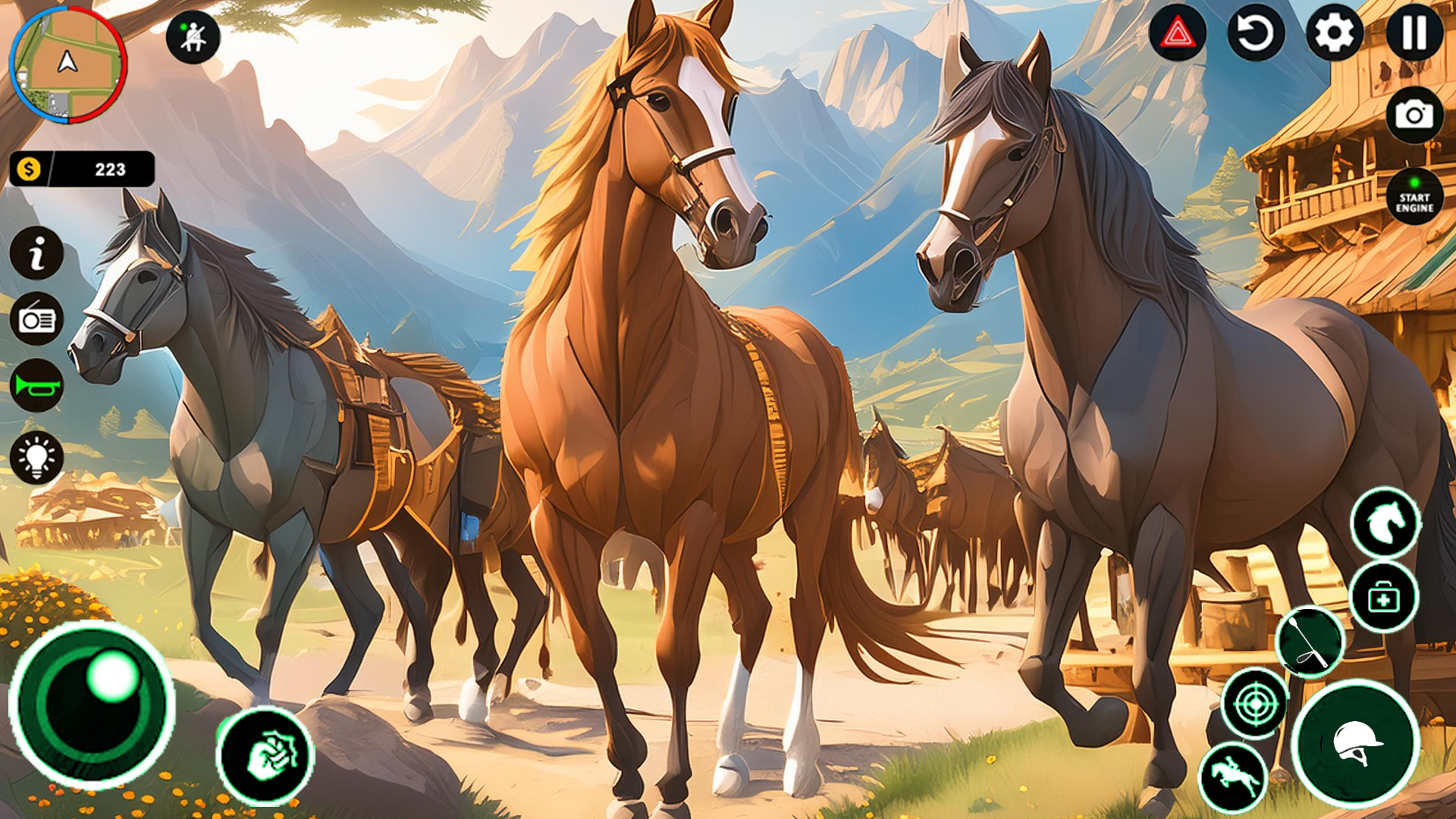 Wild Horse Family SImulator Game Screenshot