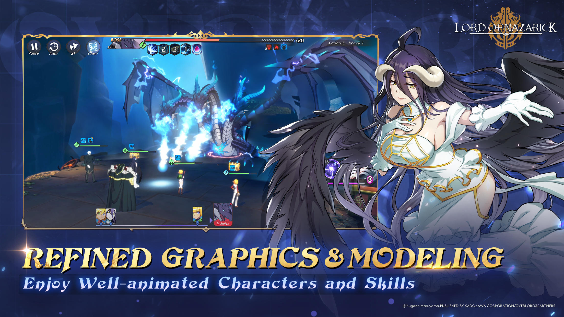 Lord of Nazarick Game Screenshot