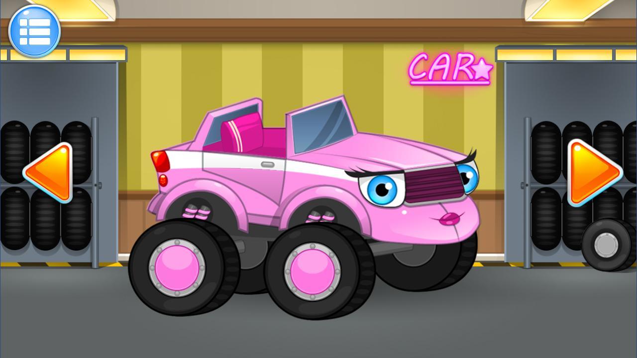 Repair monster trucks Game Screenshot