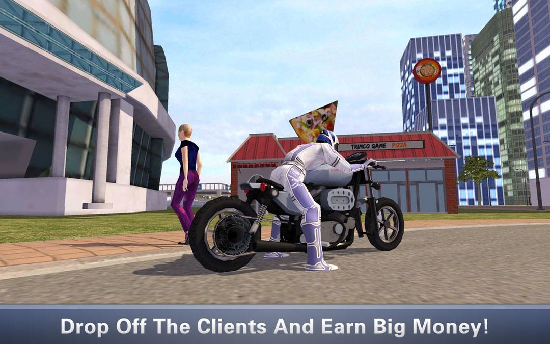 Screenshot of Furious City Moto Bike Racer 4